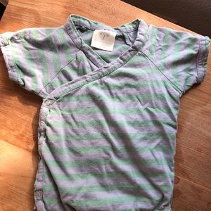 Kate Quinn Organics Kimono Snap Onesie, 18-24m